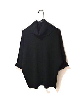 L.L. Bean Merino Wool Poncho XS‑S Capsule Workwear Capsule Minimalist Scandi